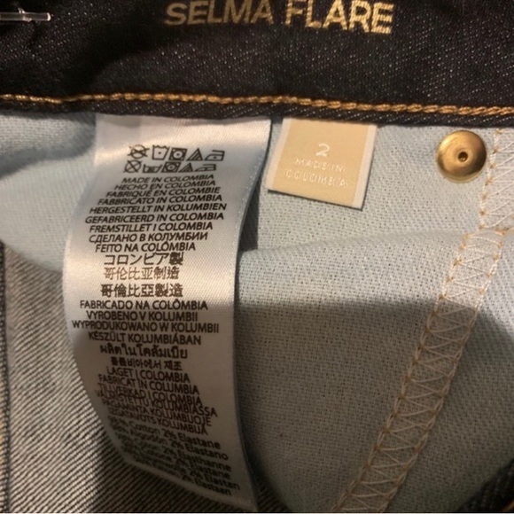 NWT Michael Michael Kors Selma Flare Indigo Wash Jeans 2 - Picture 5 of 7